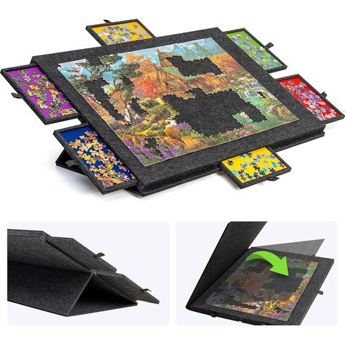 1500pcs jigsaw puzzle - jigsaw, table