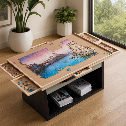 1000pcs wooden jigsaw puzzle - 1000pcs,