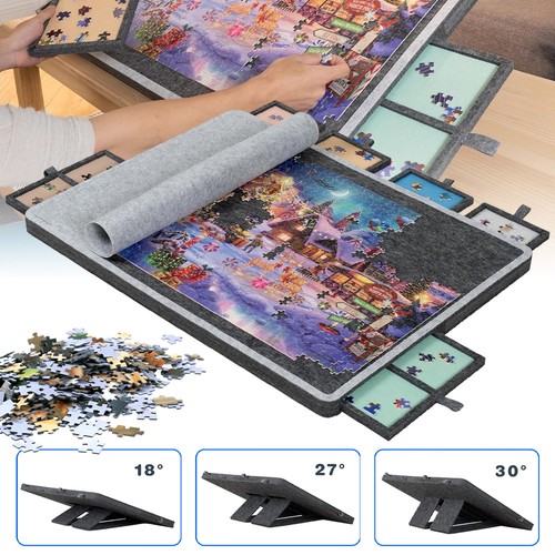 Tilting jigsaw puzzle board - jigsaw,