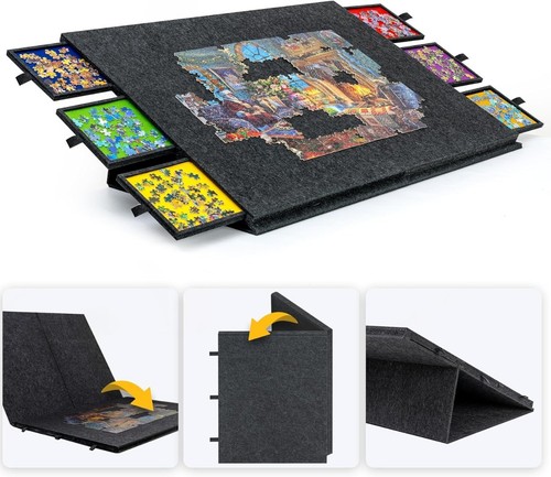Tilting puzzle board table - puzzle,