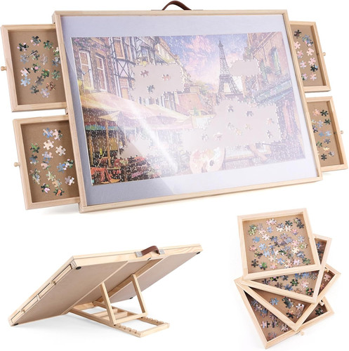 Jigsaw puzzle board folding - board,
