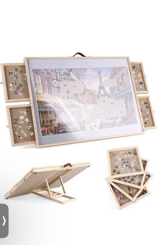 Jigsaw puzzle wooden - puzzle, board
