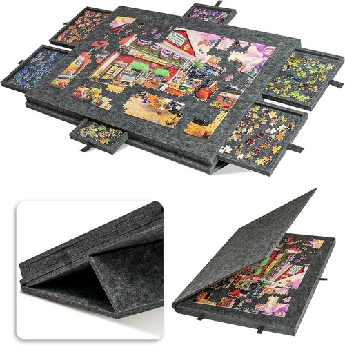Puzzle table with - puzzle, storage