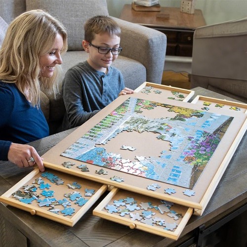 Wooden jigsaw puzzle board - jigsaw,