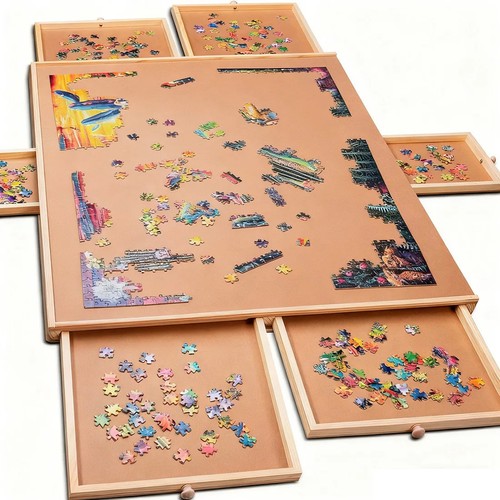 Wooden jigsaw puzzle board - wooden,