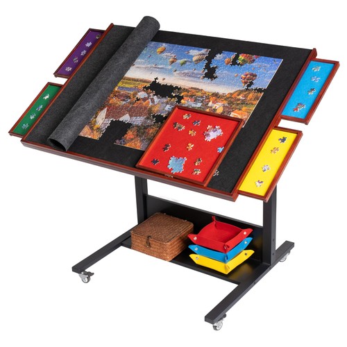 Tilting puzzle table - tilting, table/board