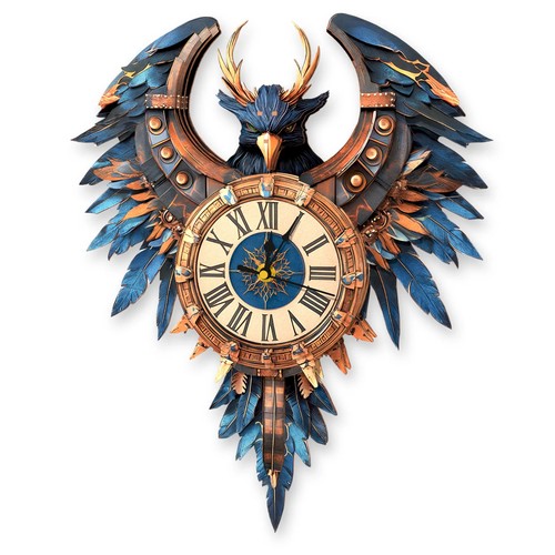 Mythical bird wooden puzzle - mythical, 3d